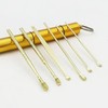 Stainless Steel Portable Ear Pick Set Gold