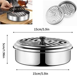 YFJSML Mosquito Spiral Holder, Anti-Mosquito Spiral Box, Smoking Spirals Holder, Mosquito Coil Holder, Mosquito Coil Holder, Mosquito Coil Holder for Indoor/Outdoor Use