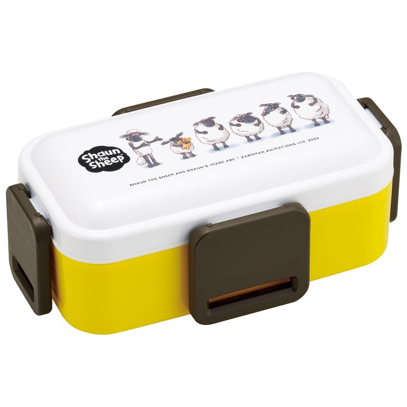 Skater PFLW4AG 2-Tier Lunch Box, 23.6 fl oz (600 ml),