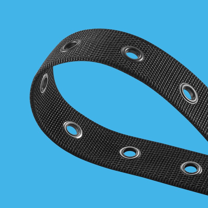 Bluecton Men's Rivet Belt Plus Size 100-170 cm Men's Fabric