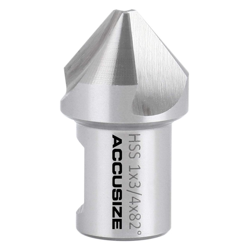 Accusize Industrial Tools 1'' Hss Countersink for Rota-Cutter, 3/4'' Weldon