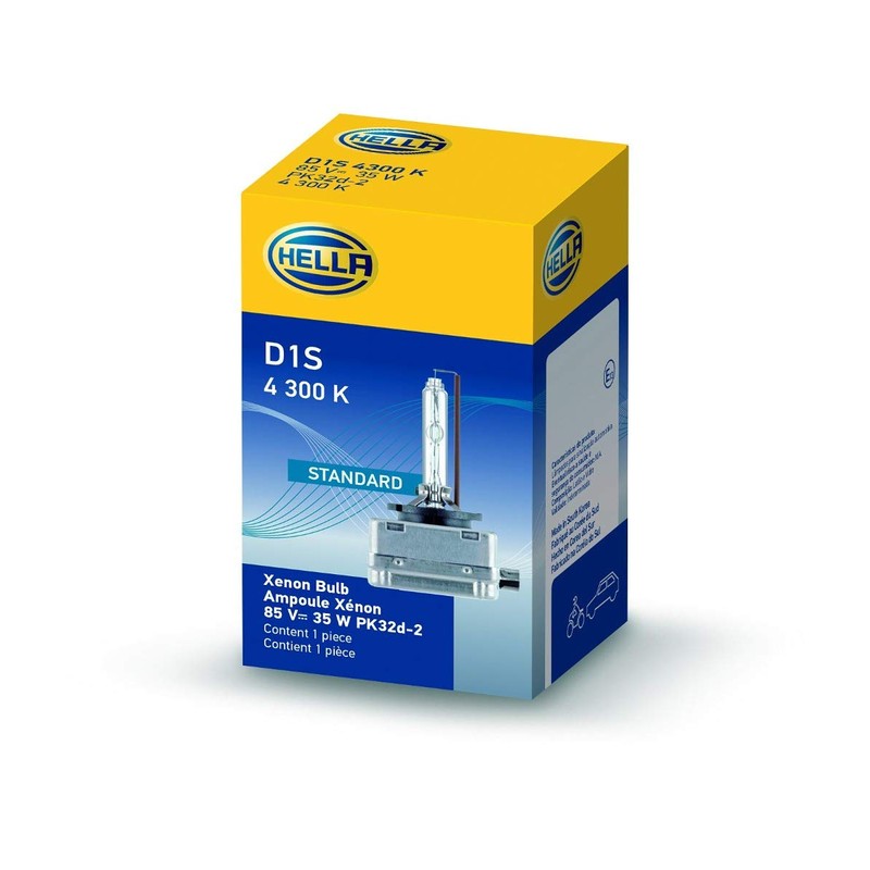 Hella D1S4300K Foco Xenón Standard en Caja con Instructivo Gráfico