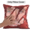 LydeLog Nicolas Sequin Cushion Cover Reversible Funny Gifts Decorative Pillow