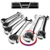 ironcube Brake Line Wrench Set: Metric 10-17mm - Ratcheting Open-end