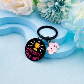 Davrock Inspirational Gifts for Women White Elephant Gifts for Adults Christmas Gifts for Coworkers Motivational Keychain for Employee Friend Stocking Stuffers for Women