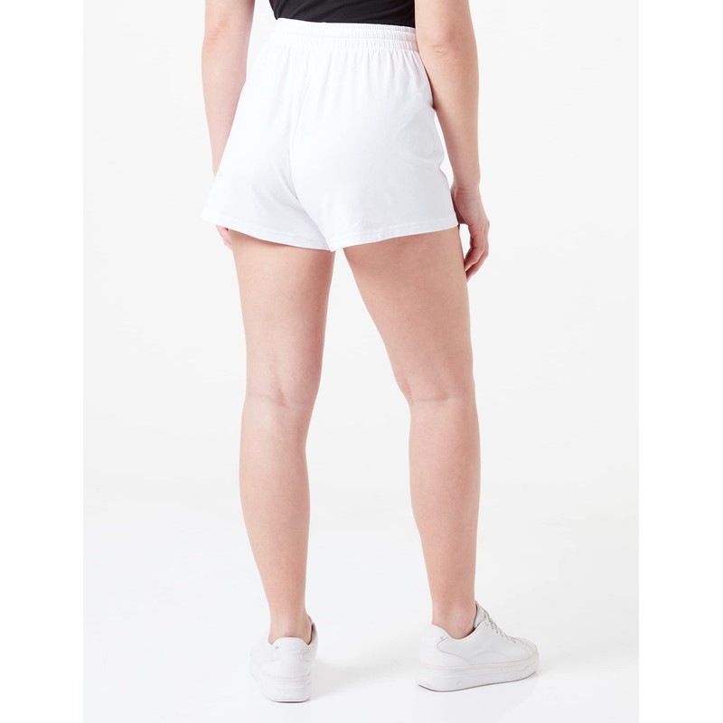 Champion Women's Legacy Colour Ground Logo Regular Shorts, White