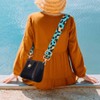 Bag Straps Replacement Crossbody Wide Blue Leopard Print Adjustable Guitar
