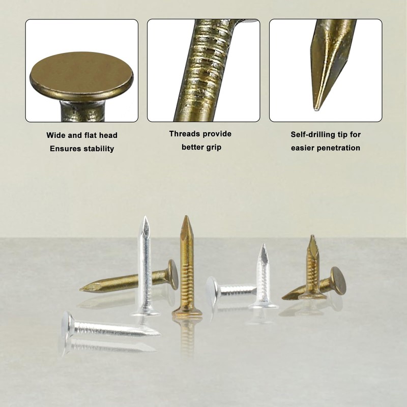 Pack of 300 Roofing Felt Nails 9.8 mm x 20