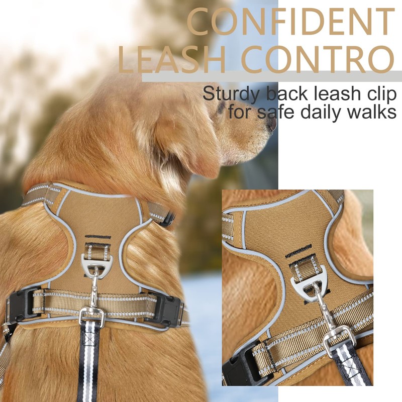 HEELE Dog Harness, Dog Harness for Small Dogs, Release on