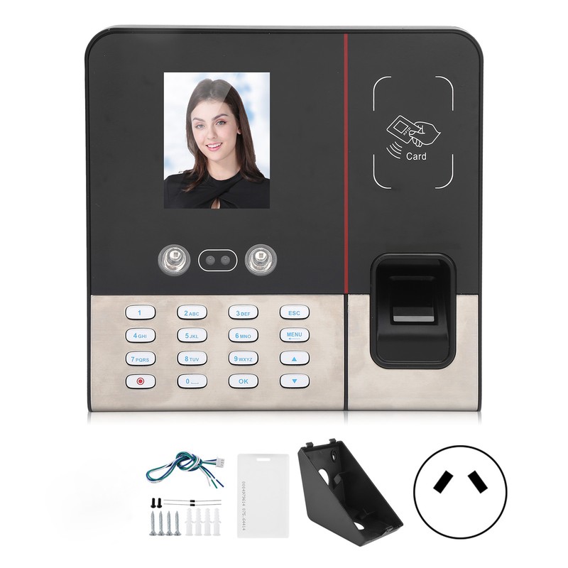 2.8in TCP/IP Time Attendance Face Fingerprint Password ID Card Recognition