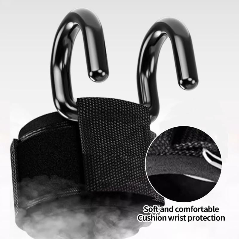 YTSMFL Lifting Straps Strength Training, 10 mm Padded Wrist Protection