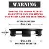 KitsPro 2.7Inch 69MM Wheel Center Caps for Honda Accord Civic