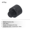 MECCANIXITY 4Pcs Mic Stand Adapter 1/4 Female to M10 Male