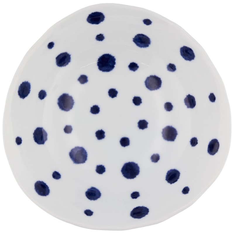 Hasami Ware 32549 Indigo Aidama Transforming Small Pot, Indigo Dots