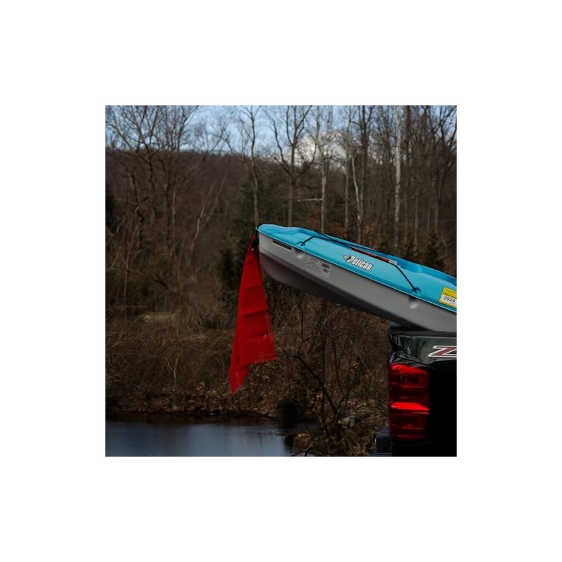 RoadPro 2424G Red 24" x 24" Mesh Warning Flag with