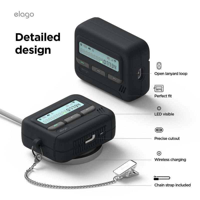 elago Pager Case for AirPods Pro 3 Case Cover -