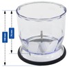 VIOKS Chopper Container 350 ml Replacement for Braun 67050145 Bowl