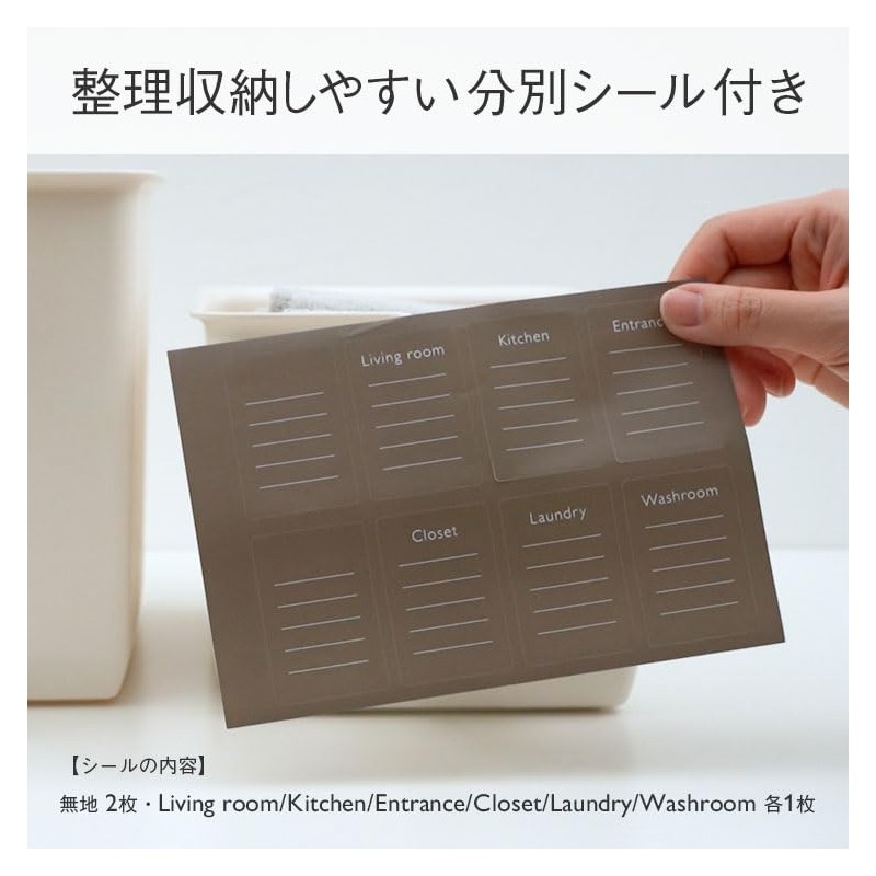 KEYUCA Stocker with Handle (Shallow Type/Off-White) Stylish Kitchen Stocker, Storage