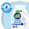 all all Mighty Laundry Detergent Pacs, Free Clear for Sensitive