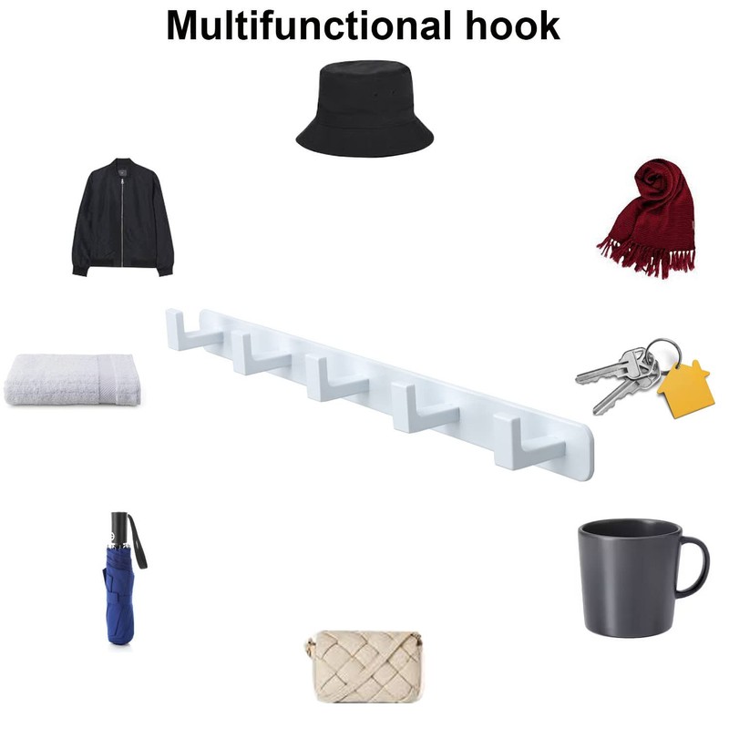 Vanloory Coat Rack, Heavy Duty Stainless Steel 5 Tri Coat