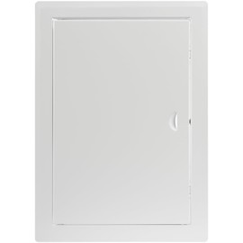 HVAC OV 8 x 12 Inch White Rectangular Metal Plumbing Access Panel - Indoor Wall Access Door for HVAC, Wall, Ceiling, and Drywall with Door - Opening Box Door Cover - Easy to Install