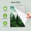 200 Sheets Thermal Paper A4 Foldable for Portable Printer, Compatible