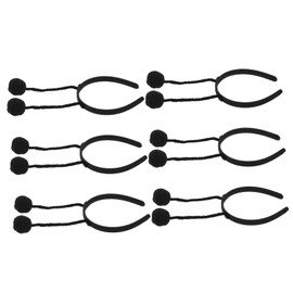 WOONEKY 6pcs Fur Ball Headband Lovely Headband Party Headwear Party Headband Hair Ball Headband Creative Headbands Party Headdress Festival Headband Props Cosplay Head Accessory Head Band