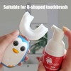 Kids Foam Toothpaste with Strawberry Flavor, Fluoride Free Natural Formula,