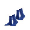 Esprit 2-Pack Women’s Plain Cotton Socks, Black/Grey, Many Other Colours,