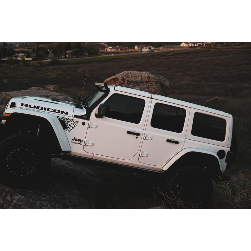 Leopard Cheetah Side Fender Vent Decal Compatible with Jeep Wrangler