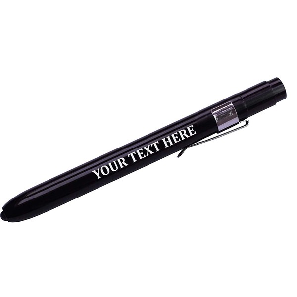 Personalised Diagnostic Medical Penlight Torch Pupil Black