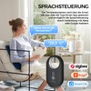 Zigbee Temperatursensor, Digitale Mini Innentemperatur und Feuchtigkeitssensor,Tuya Smart Luftfeuchtigkeitsmesser mit