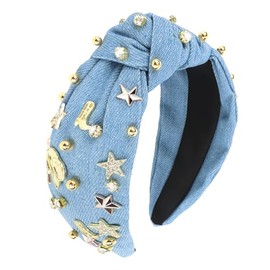 BAHABY Western Headbands for Women Knotted Headband Cowgirl Accessories for Women Cowgirl Party Favors