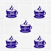 Coffee Cup Tile wall Sticker for Kitchen, Tea Cup wall