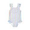 Coast & Crest One Piece Swimsuit Color Burst Stripe 6-12M