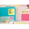 Post-it Black Post It Note Dispenser with Lined Super Sticky