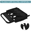 Elesunory Plastic Portable Cup Holder, Foldable Cup Holder with Handle,