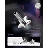 MS CUTE 2PCS 16G G23 Titanium Threadless Flat Back Star