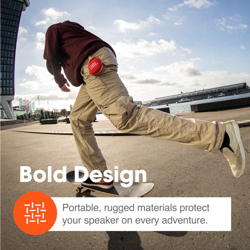 JBL Clip 4 Portable Bluetooth Speaker (Teal) + Bundle with