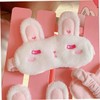 TOVINANNA Cartoon Plush Rabbit Ear Eye Mask Lovely Sleep Cover