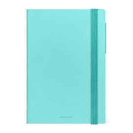 Legami - Weekly Planner 2025-2026 Aquatic Awe 16 Month Medium Diary from September 2025 to December 2026 Elastic Closure FSC Certified Paper with Monthly Planner 12 x 18 cm