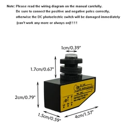 Proshopping DC 12V 24V 36V 48V Outdoor Sensor Photoelectric Switch, 3.5A Dusk to Dawn Photocell Switch, Mini Auto Photoswitch, Hard-Wired Post Eye Light Control Switch - for Outdoor Light(DC8-50V)