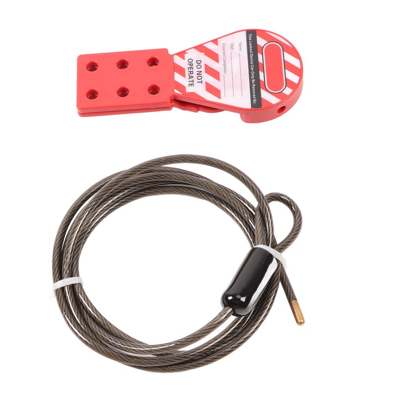 Tagout Cable Lock Rugged Reliable Rustproof 6 Hole Stainless Steel