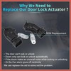 ACROPIX Replacement Front Rear Left Right Side Power Door Lock
