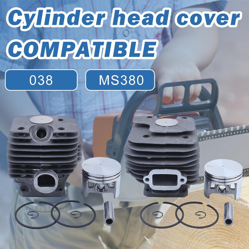 AUMEL Cylinder Piston Kit 52mm For Stihl MS380 038 Chainsaw