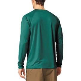 BALEAF Men's UPF 50+ UV Sun Protection Long Sleeve T-Shirts Outdoor Hiking Walking Rash Guard Shirts Quick Dry Lightweight Turquoise XXL