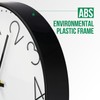 bakbrand Wall Clock Non-Ticking Silent Modern Simple Style Round Decor
