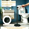 TSMIMTS Toilet Paper Holders Free Standing with Weighted Base, Non-Slip