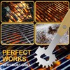 BBQ Grill Scraper, Stocking Stuffers for Men, Bristle Free Safe