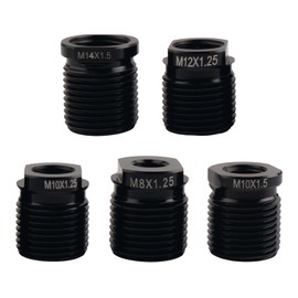 YGDMD 5PCS Gear Shift Knob Adapter,Multi-Size Gear Knob Adapter Includes M8/M10/M12×1.25,M10/M14×1.5,Universal Shift Knobs Adapters for Quick Shifting Gears Car Accessories for Cars,SUVs